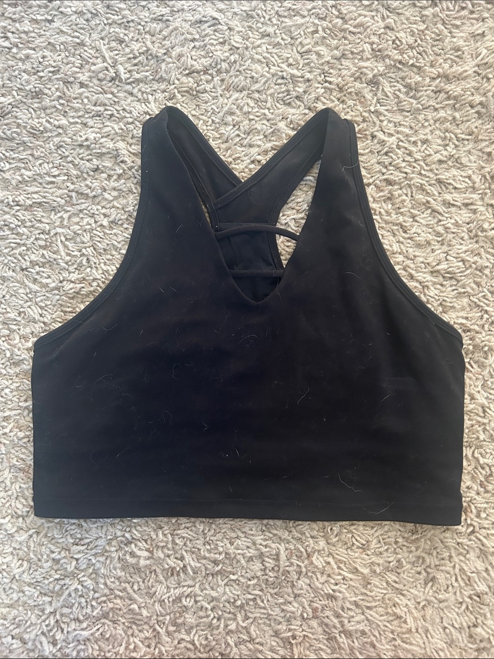 Zyia Active Black Grid Top